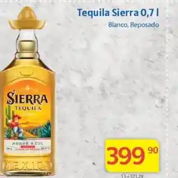 Kubík potraviny Tequila Sierra nabídka