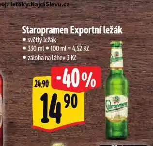 Albert Pivo staropramen nabídka