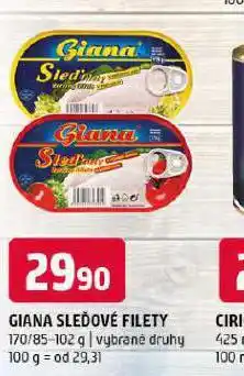 Terno Giana sleďové filety nabídka