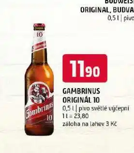 Terno Pivo gambrinus originál 10 nabídka