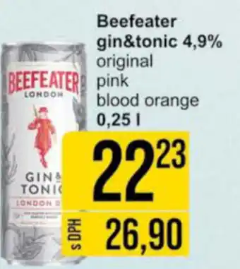 Jip BEEFEATER Gin&tonic 4,9% nabídka