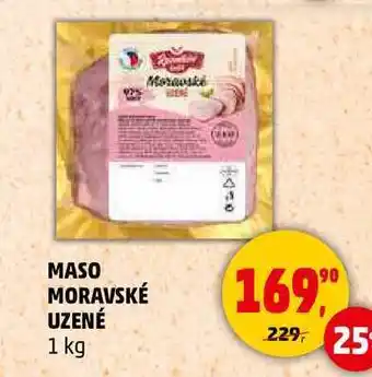 Penny Market MASO MORAVSKÉ UZENÉ, 1 kg nabídka