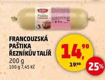 Penny Market FRANCOUZSKÁ PAŠTIKA ŘEZNÍKŮV TALÍŘ, 200 g nabídka