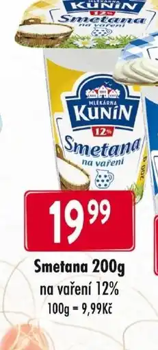 Qanto Smetana na vaření 12% nabídka