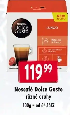 Qanto Nescafé Dolce Gusto nabídka