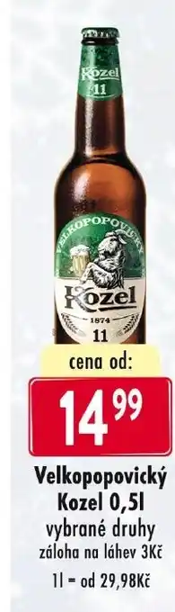 Qanto Velkopopovický Kozel nabídka