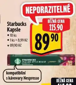 Albert Starbucks kávové kapsle nabídka