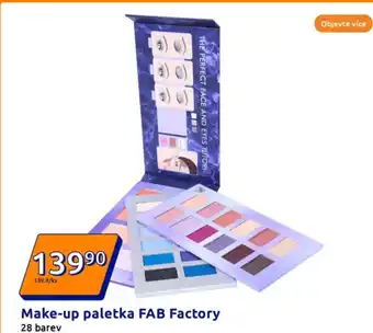 Action Make-up paletka FAB Factory nabídka