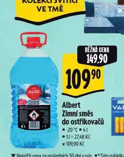 Albert Zimní směs do ostřikovačů nabídka