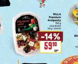 Billa Billa premium antipasti nabídka