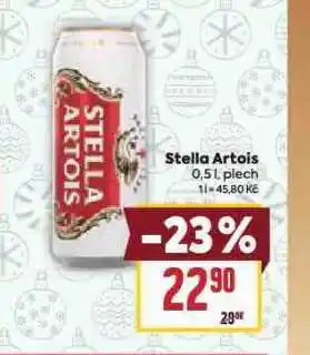 Billa Pivo stella artois nabídka