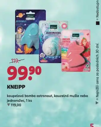 Rossmann Kneipp koupelová bomba nabídka