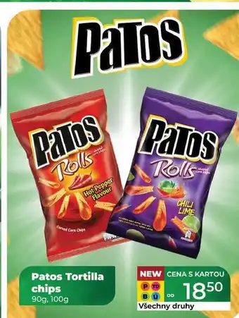 Tamda Foods Patos Tortilla chips 90g,100g nabídka