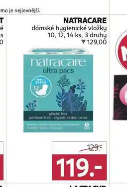 Rossmann Natracare dámské hygienické vložky nabídka