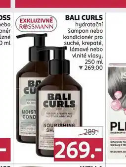 Rossmann Bali curls hydratační šampon, kondicioner nabídka