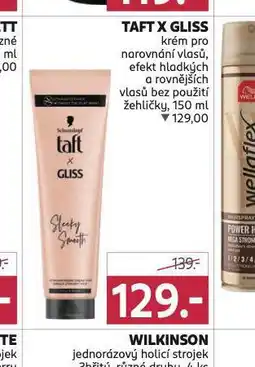 Rossmann Taft x gliss krém na vlasy nabídka