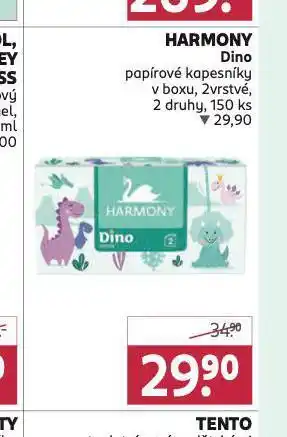 Rossmann Harmony dino papírové kapesníky nabídka