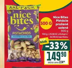 Billa Nice Bites Pistácie pražené solené nabídka