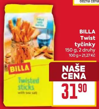 Billa BILLA Twist tyčinky nabídka