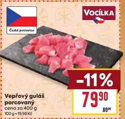 Billa Vepřový guláš porcovaný nabídka