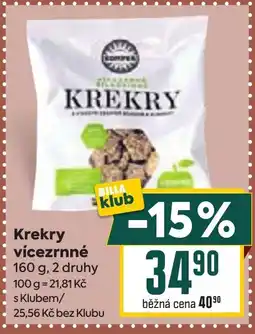 Billa Krekry vícezrnné nabídka