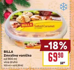 Billa BILLA Zmrzlina vanička nabídka