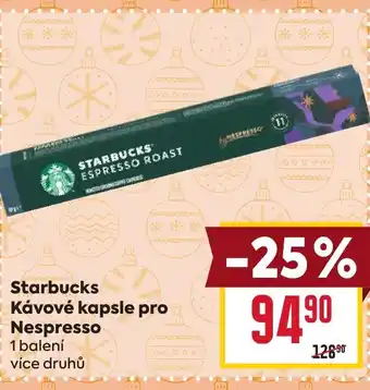 Billa STARBUCKS Κάνονé kapsle pro Nespresso nabídka