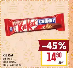 Billa KITKAT nabídka