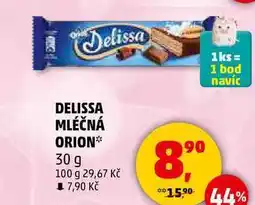 Penny Market DELISSA MLÉČNÁ ORION, 30 g nabídka