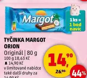 Penny Market TYČINKA MARGOT ORION Originál, 80 g nabídka