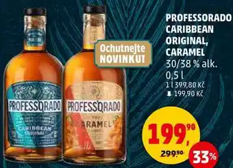 Penny Market PROFESSORADO CARIBBEAN ORIGINAL, CARAMEL 30/38 % alk., 0,5 l nabídka