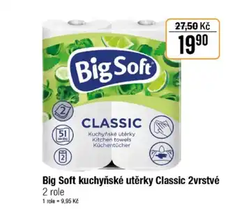 TEMPO Big Soft kuchyňské utěrky Classic 2vrstvé nabídka