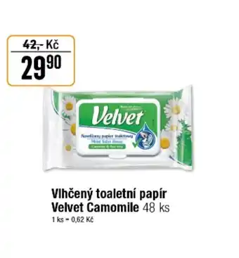 TEMPO Vlhčený toaletní papír Velvet Camomile nabídka