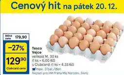 Tesco Tesco Vejce velikost M, 30 ks nabídka