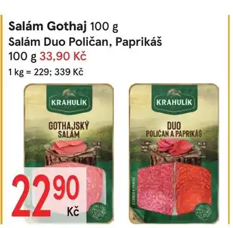 Žabka Salám Gothaj nabídka