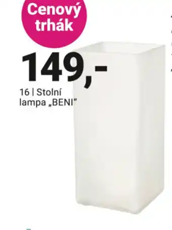 Möbelix Stolní lampa BENI nabídka