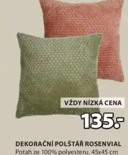 JYSK Dekorační polštář rosenvial nabídka