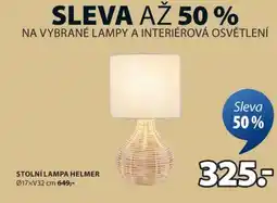 JYSK Stolní lampa helmer nabídka