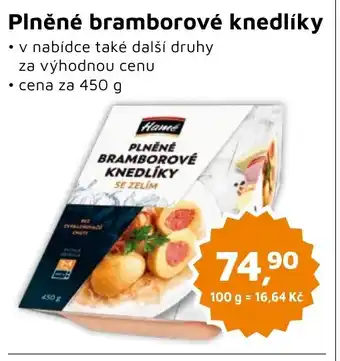 Můjobchod Plněné bramborové knedlíky nabídka