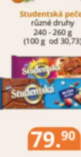 Potraviny CZ Studentská pečet nabídka