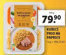 Lidl KUŘECÍ PRSO NA PAPRICE, 400 g nabídka