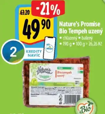 Albert Nature's Promise Bio Tempeh uzený nabídka