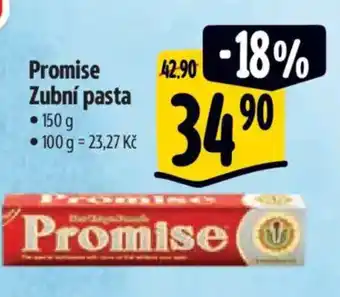 Albert Promise Zubní pasta nabídka