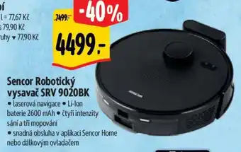 Albert Sencor Robotický vysavač SRV 902OBK nabídka