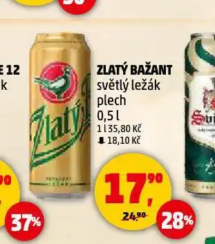 Penny Market Pivo zlatý bažant nabídka