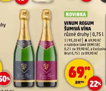 Penny Market Vinum regum šumivá vína nabídka