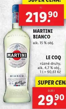 Lidl MARTINI BIANCO, 1 l nabídka