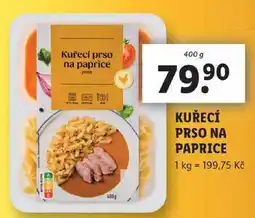 Lidl KUŘECÍ PRSO NA PAPRICE, 400 g nabídka