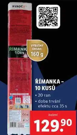 Lidl ŘÍMANKA - 10 KUSŮ nabídka