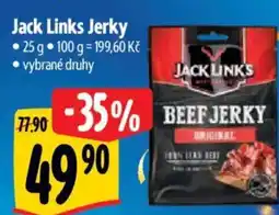 Albert Jack Links Jerky nabídka